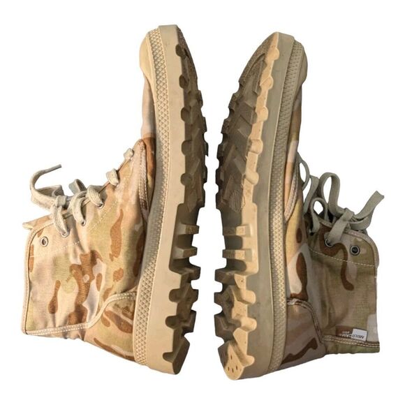 Palladium Pampa High Multicam Shoe For Men Arid Camo Size 13 - Picture 3 of 7